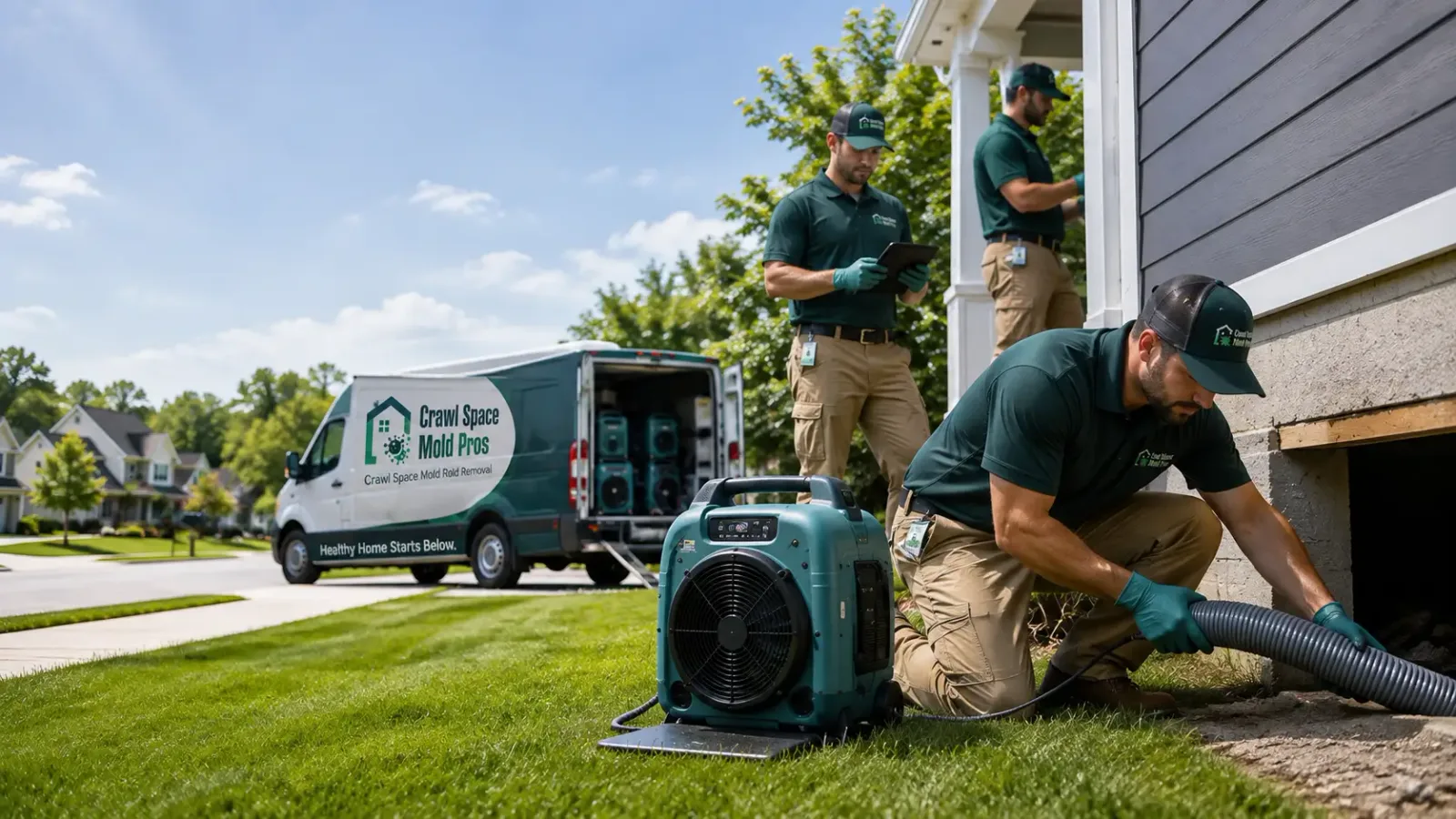 Crawl Space Mold Removal in Saint John, IN